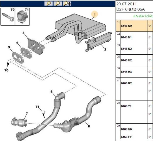 Kalorifer Radyatörü 407 Kalorıfer (6448.N0)
