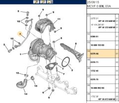 Turbo Yağ Hortumu 1 3 Motor Yagı (0379.A5)