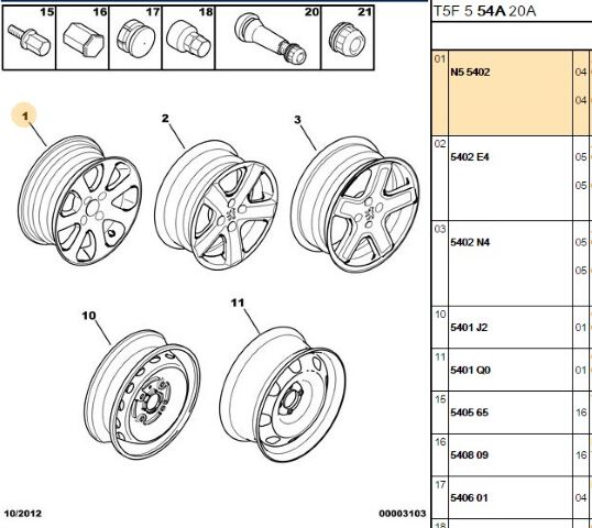 Çelik Jant Apollo 15 307 Çelık 15-jant (eski No 5402 E3) (5402.N5) (,05402.E3)