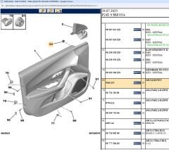 Psa Kapı Döşeme Agrafı 03649910