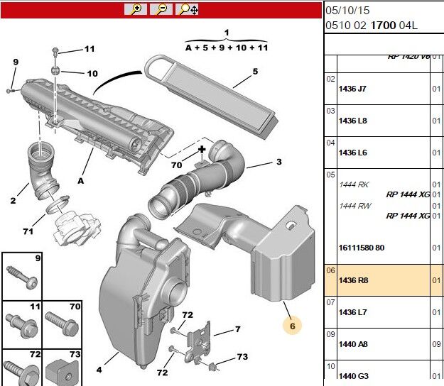 Hava Gırıs Kutu C4 Iı G R (1436.R8)