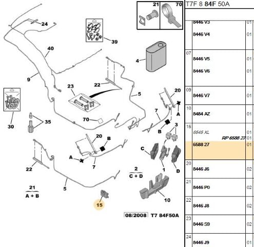 Tavan Elektronik Beyin 308 (6588.27) (,06545.XL)