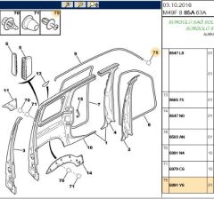 Kapı Lastik Agrafı (6991.Y6)