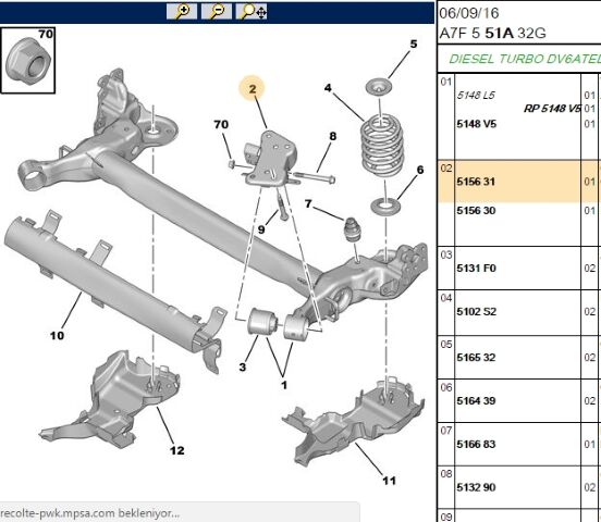 Arka Travers Takozu 1 4 207 Dw6 Ep6 (5156.31)