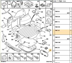 İstepne Tutma Kayışı Kay Isı 406/607 (7467.J3) (,07465.PK)