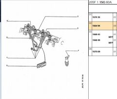 Mazot Geri Dönüş Borusu Yakıt Gerı Donus Rekoru Partner/berlıngo (1564.94) (,01573.63)
