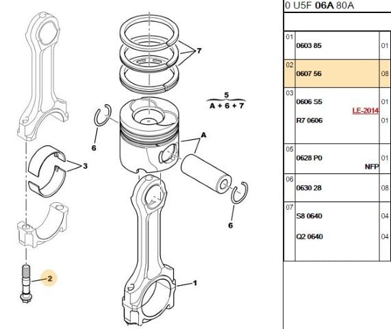 Vida Sılındır Ve Baglantı Kamıs (0607.56) (,00607.57)