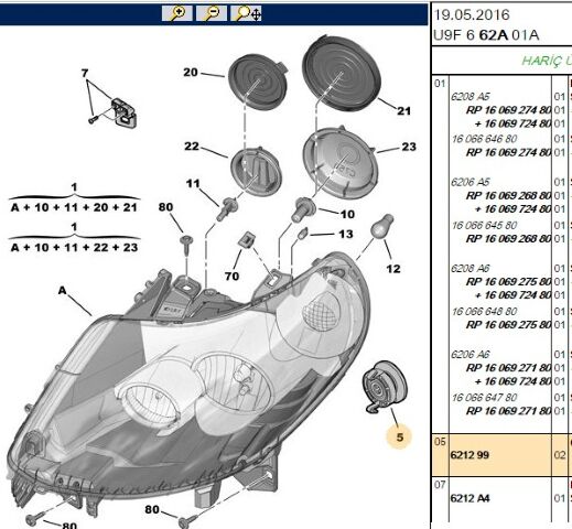 Far Bağlantı Ayağı Boxer Iıı (6212.99)