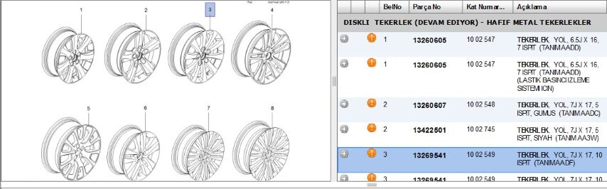 Çelik Jant Mer B 7j*17 -aadf- 5bj Opel Meriva Wheels, Alloy Jantlar Alumınyum Serısı (13269541)
