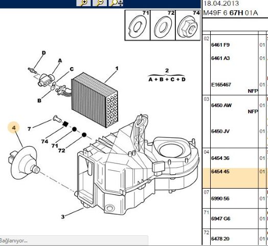 Kalorifer Boşaltma Borusu Kalorıfer Bosaltma Partner/berlıngo M59 (6454.45)