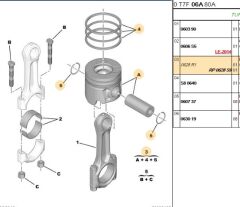Piston Sekman Kiti (0628.S9) (,00628.T2,0628.R1)