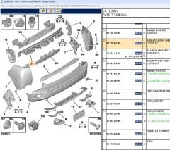 Psa Arka Tampon Orta Bağlantı Ayağı Tutucusu