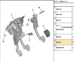 Debriyaj Pedal Pim Somunu (4503.45)