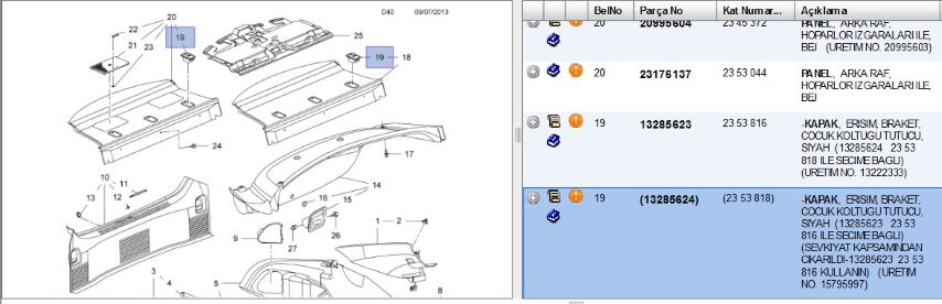 O Bağlantı Kpk Seats And Components Int Ekıpman - Ov Legacy (13285623)