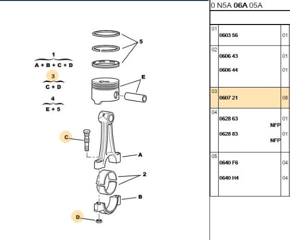 Vida Piston Kol Saplama Sılındır Ve Baglantı Kamıs (0607.21)