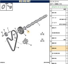 Eksantrik Keçesi Eksantrık Keçesı Ew10j4 207/307/308 Sılındır Baslıgı Ve Trıger Qs (0236.44) (,00515.N3)